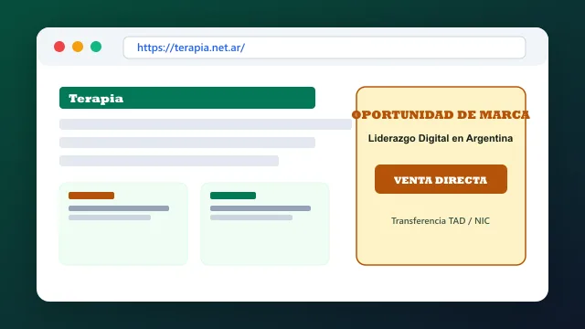 Modelo de aplicación comercial y proyectos digitales para terapia.net.ar
